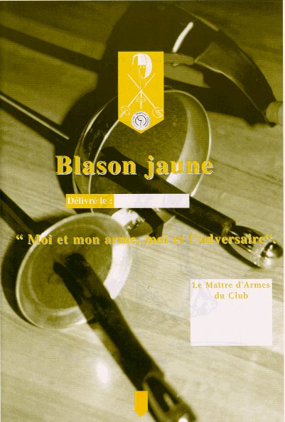 Blason jaune